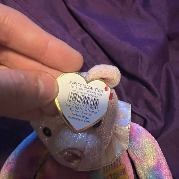 VINTAGE TY BEANIE BABY October bear - Picture 3 of 3